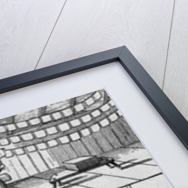 Engraving of the Process of Paper Making by Hand