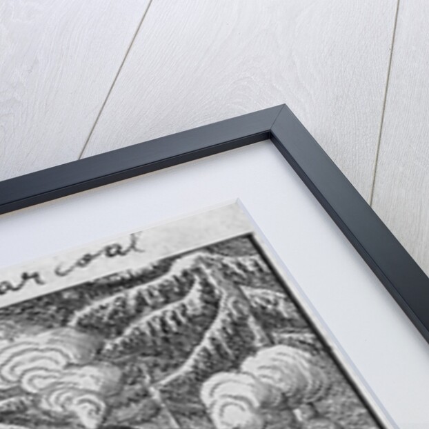 Engraving of a Charcoal Burner at Work by Anonymous