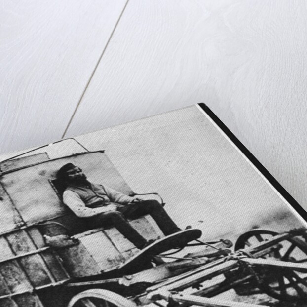 Mobile Darkroom at Crimean War by Anonymous