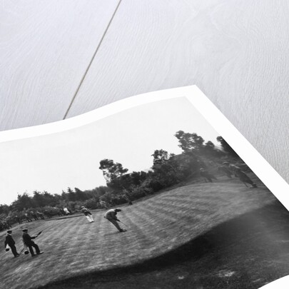 Golf Match Between Vardon and Braid, ca. 1910 by Anonymous