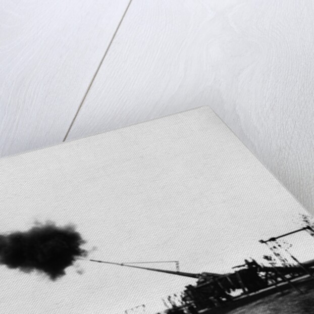 Krupp's 'Big Bertha' Gun is Fired by Anonymous