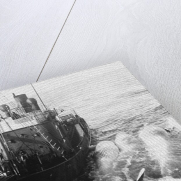 Whaling Ship in Antarctica by Anonymous