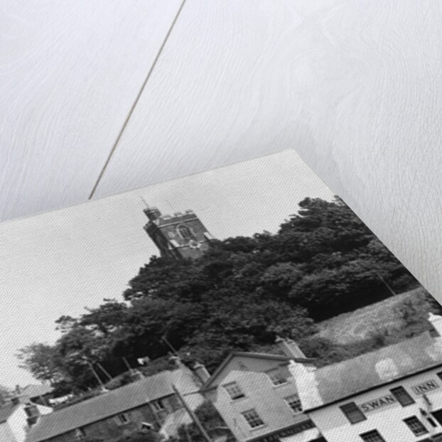Noss Mayo Harbour, Village and Church by Anonymous