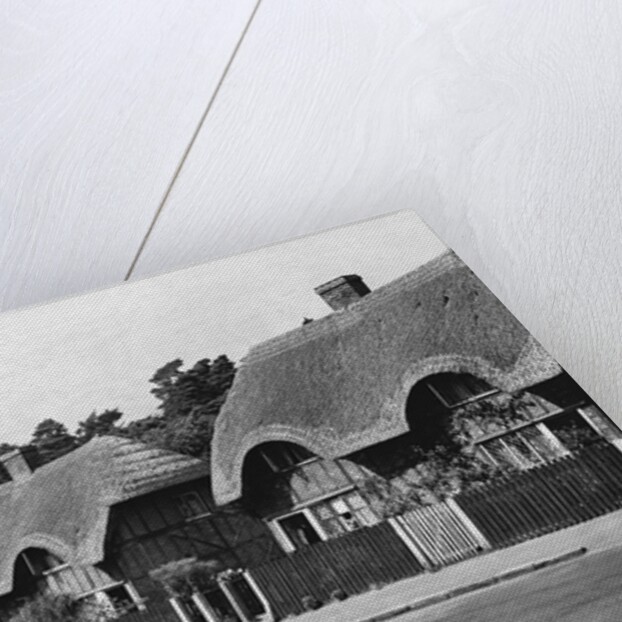 Thatched Cottages in Ampthill by Anonymous