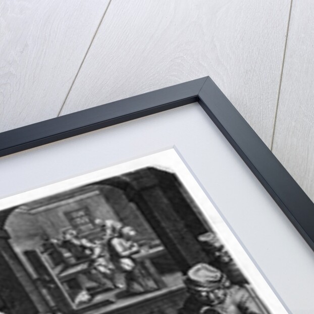 Illustration of a Printing Shop by Johannes Stradanus