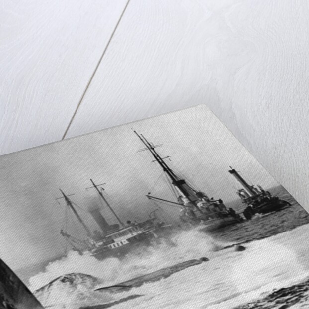 As Raised Squalus Plunged Back To Depths by Anonymous