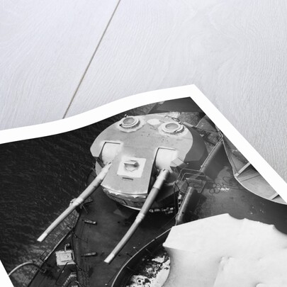 Gun Turrets on HMS King George V by Anonymous