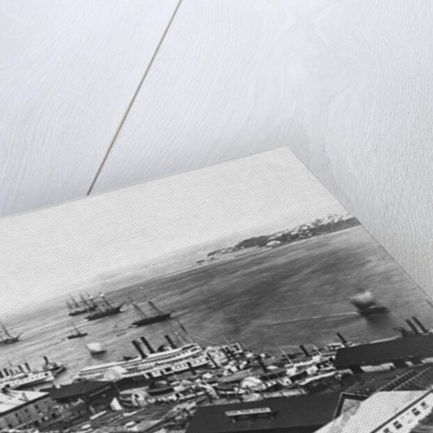 Ships in Quebec Bay by Anonymous