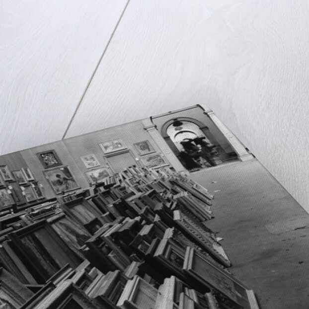 Stacks of Paintings at Royal Academy of Arts in London by Anonymous
