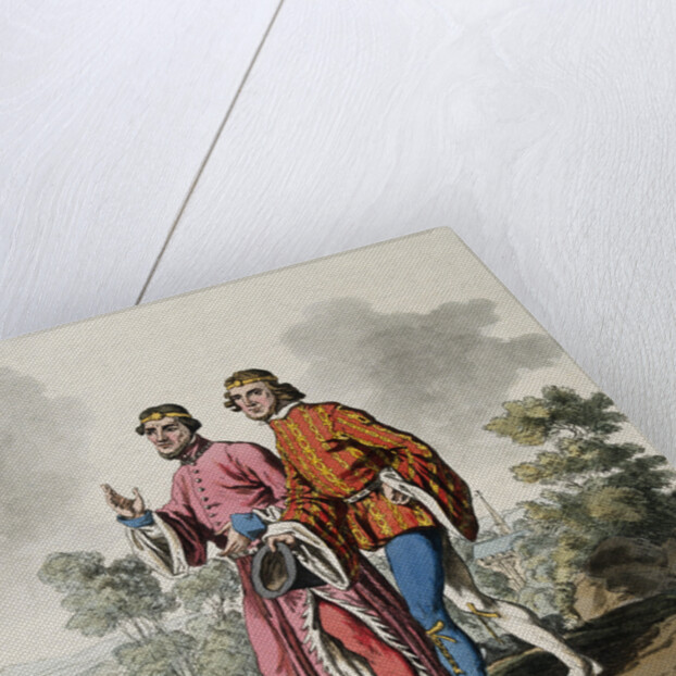 Officers of the Court of King Richard the Second by J. Atkinson and J. Merigot by Anonymous