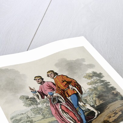Officers of the Court of King Richard the Second by J. Atkinson and J. Merigot by Anonymous