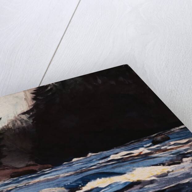 Man Fishing a New England Stream by Winslow Homer