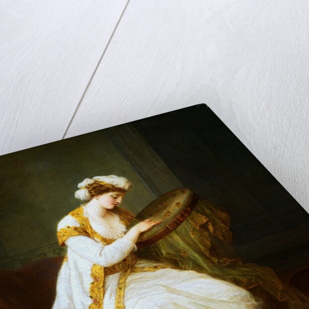 A Woman at Needlepoint by Angelica Kauffmann