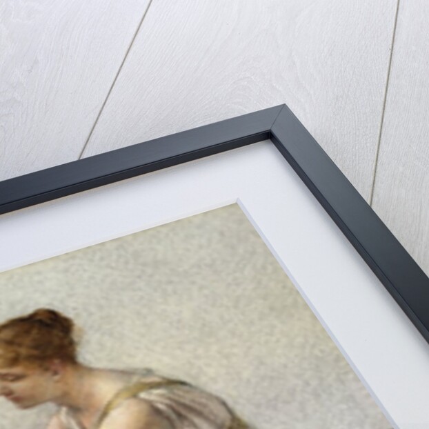 Woman on Divan by Francis Millet