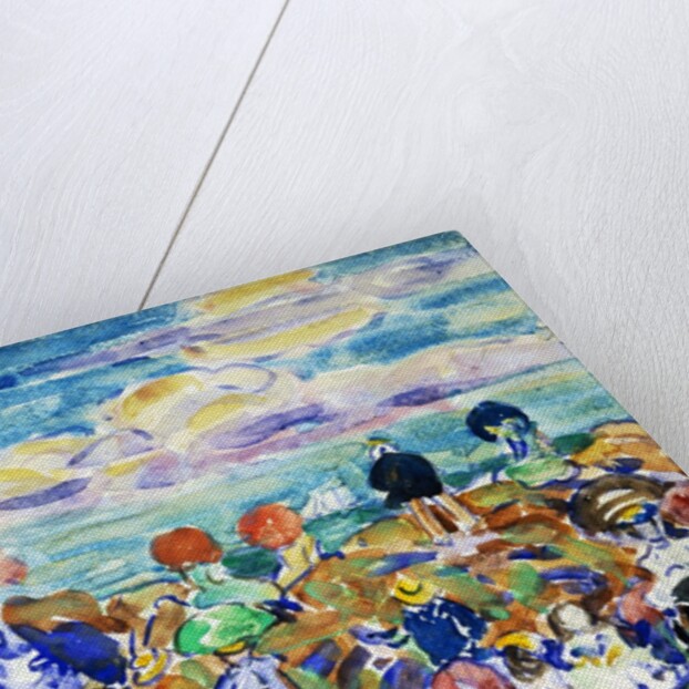 Idlers on the Beach by Maurice Brazil Prendergast