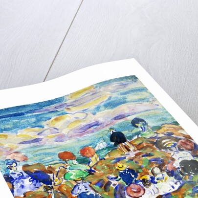 Idlers on the Beach by Maurice Brazil Prendergast