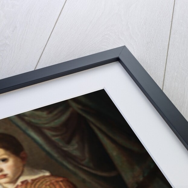 Italian Baroque Portrait of Boy with Racquet and Ball by Anonymous