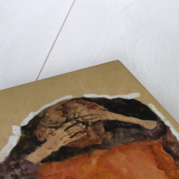 Troubled Woman by Egon Schiele