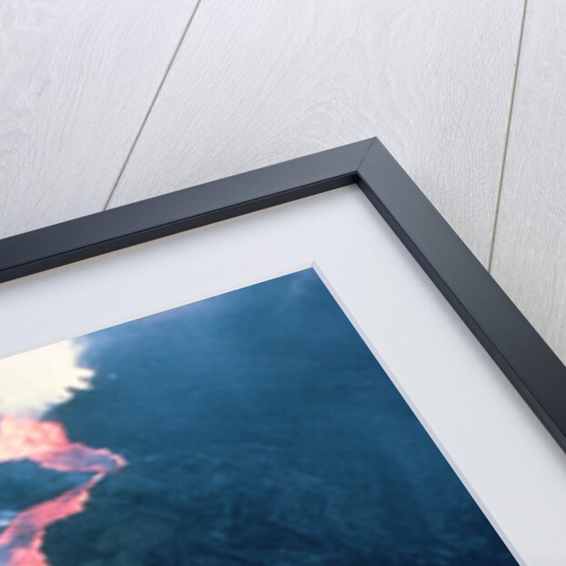 Lava Channel Flowing from Mauna Loa by Anonymous