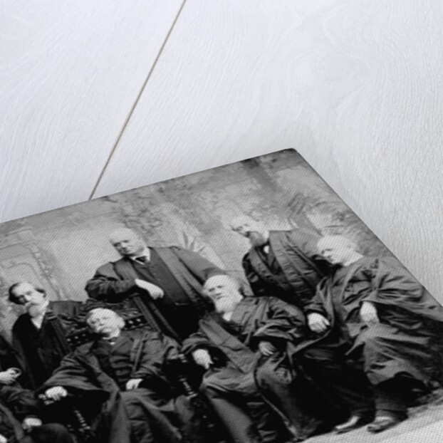 Portrait of the 1890 Supreme Court by Anonymous