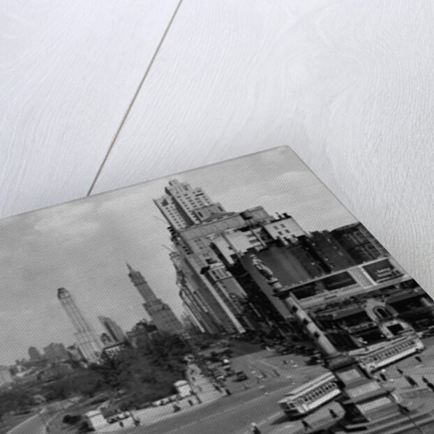 Columbus Circle With Monument and View East, New York by Anonymous