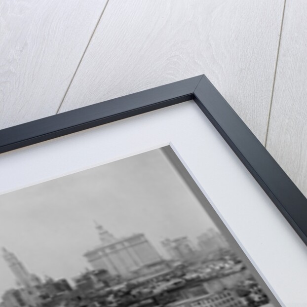 Piers by Brooklyn Bridge, New York by Anonymous