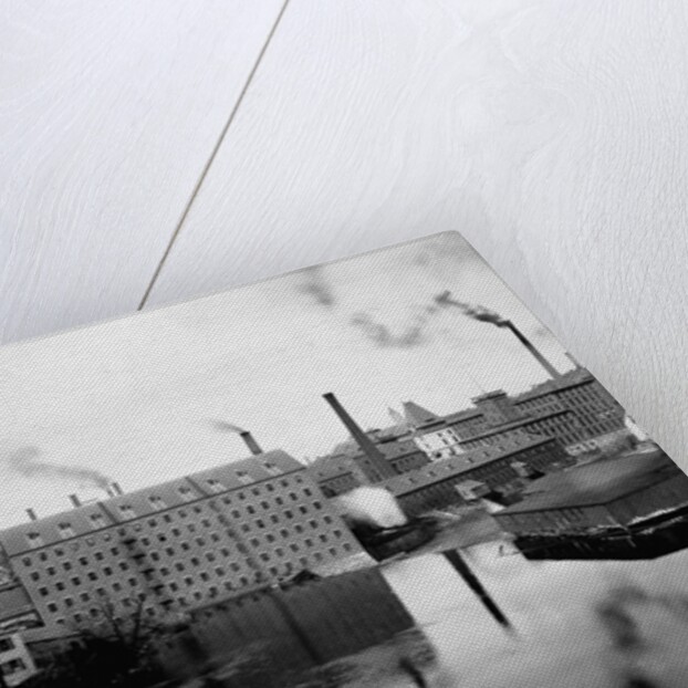 Mills and Smokestacks in Lowell, Massachusetts by Anonymous