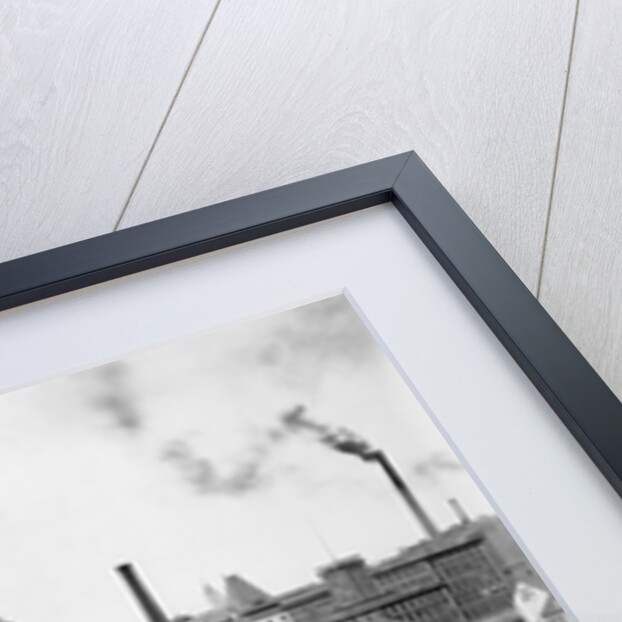 Mills and Smokestacks in Lowell, Massachusetts by Anonymous