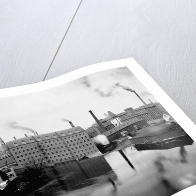 Mills and Smokestacks in Lowell, Massachusetts by Anonymous