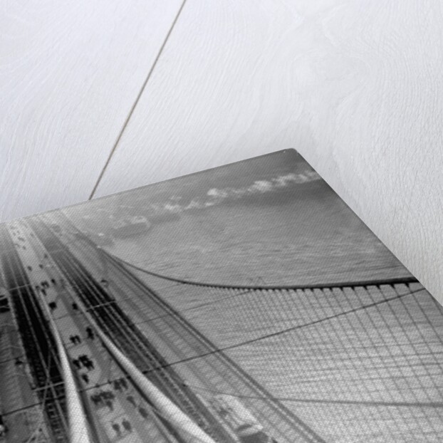 View of Brooklyn Bridge From Bridge Tower, New York by Anonymous