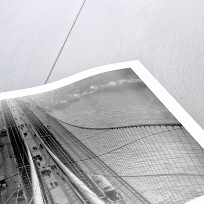 View of Brooklyn Bridge From Bridge Tower, New York by Anonymous