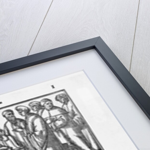 61018- Intro. page of 1520 Venice ed. of treatise on the Institutes of Justinian by Jean Faure