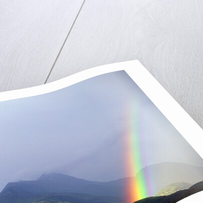 Rainbow over Alaskan Mountain by Anonymous