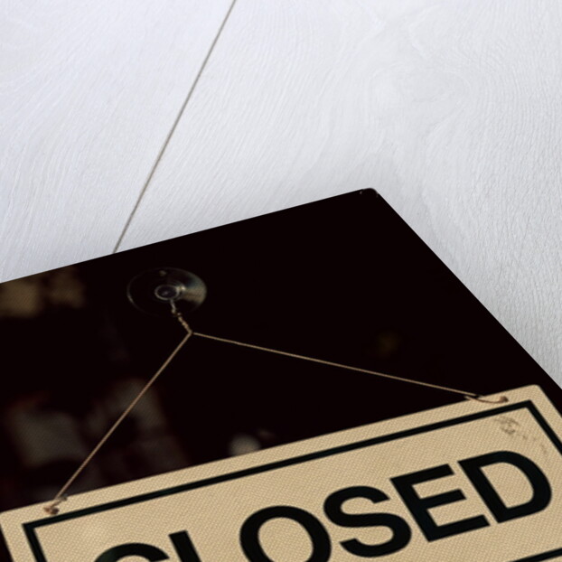 Closed Sign at Pike Place Market by Anonymous
