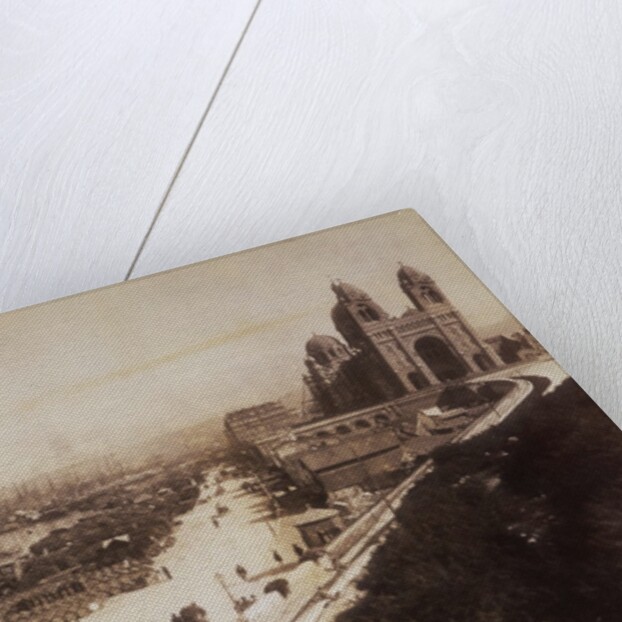 Port of Marseilles and Cathedral by Anonymous