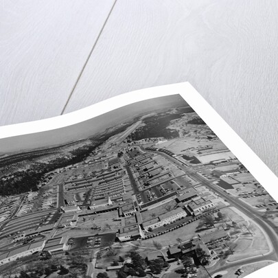 Aerial View of Los Alamos in 1955 by Anonymous