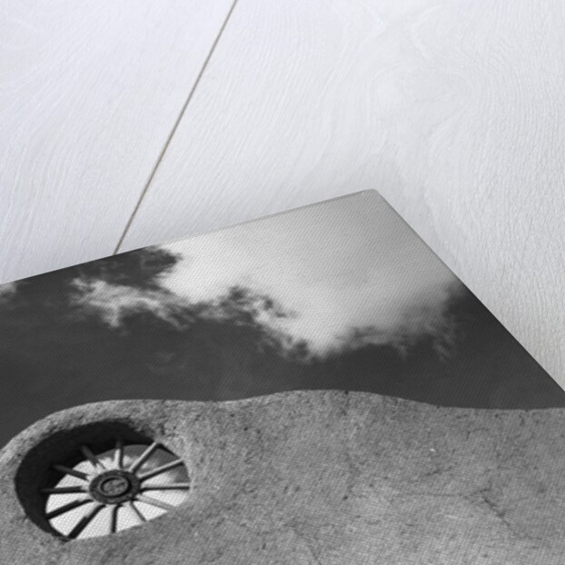 Wagon Wheel Set in Adobe House by Anonymous