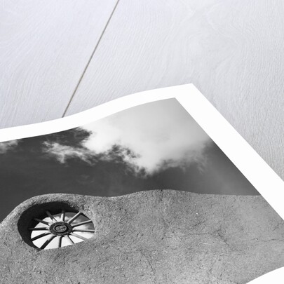 Wagon Wheel Set in Adobe House by Anonymous