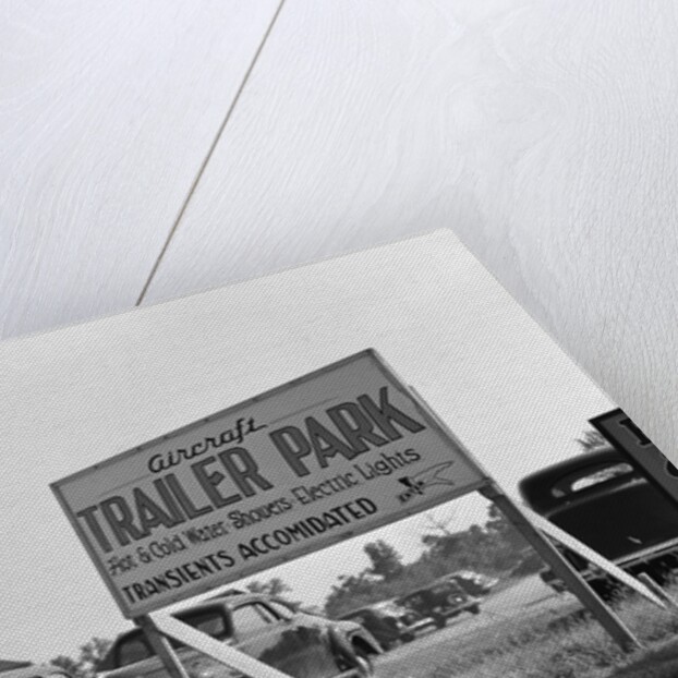 Trailer Park Sign by Anonymous