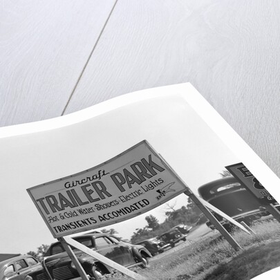 Trailer Park Sign by Anonymous