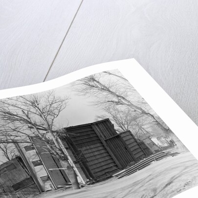 Overturned Houses by Anonymous