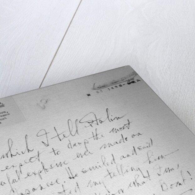 Memo from Harry Truman by Anonymous