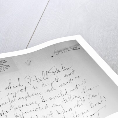 Memo from Harry Truman by Anonymous
