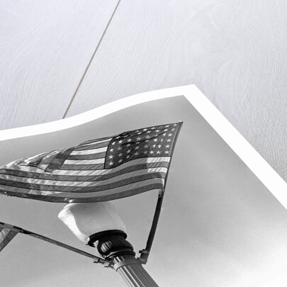 Flags on Lightpost by Anonymous
