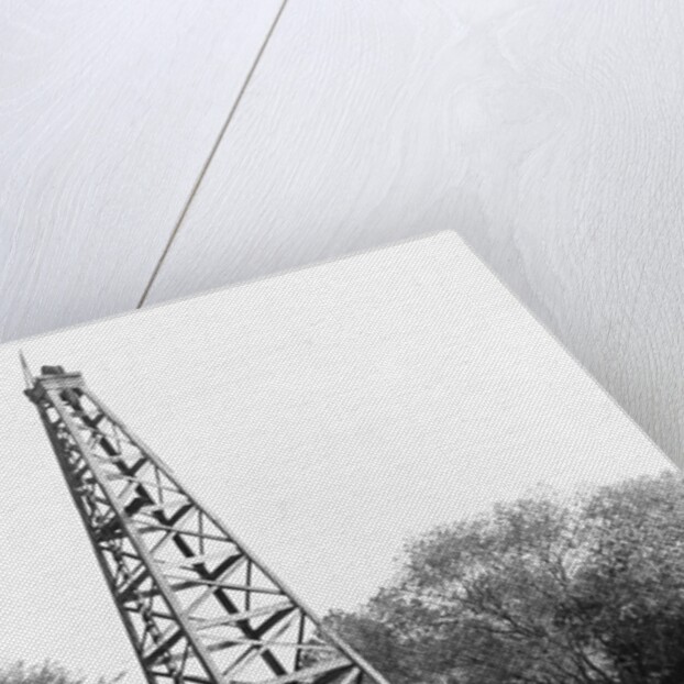 Abandoned Oil Derrick by Anonymous