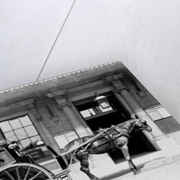 Horse-drawn Cab in London by Anonymous