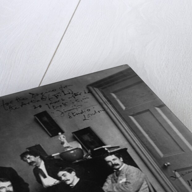 James Whistler and Artists in Studio by Anonymous