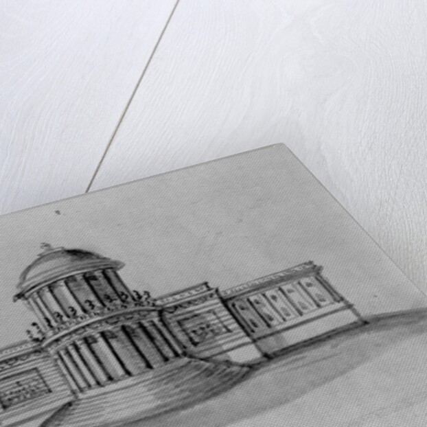 Drawing of U. S. Capitol by Anonymous
