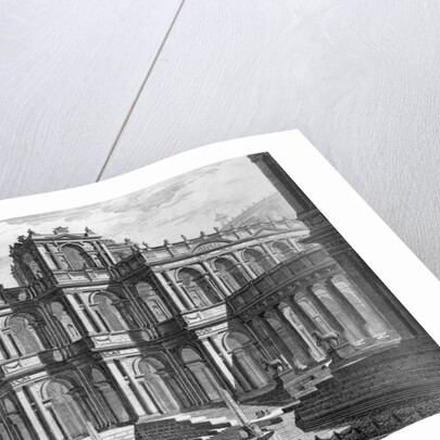 Portico in the Roman Forum by Giovanni Battista Piranesi