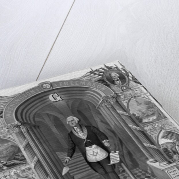 Washington as a Freemason by Strobridge & Co.
